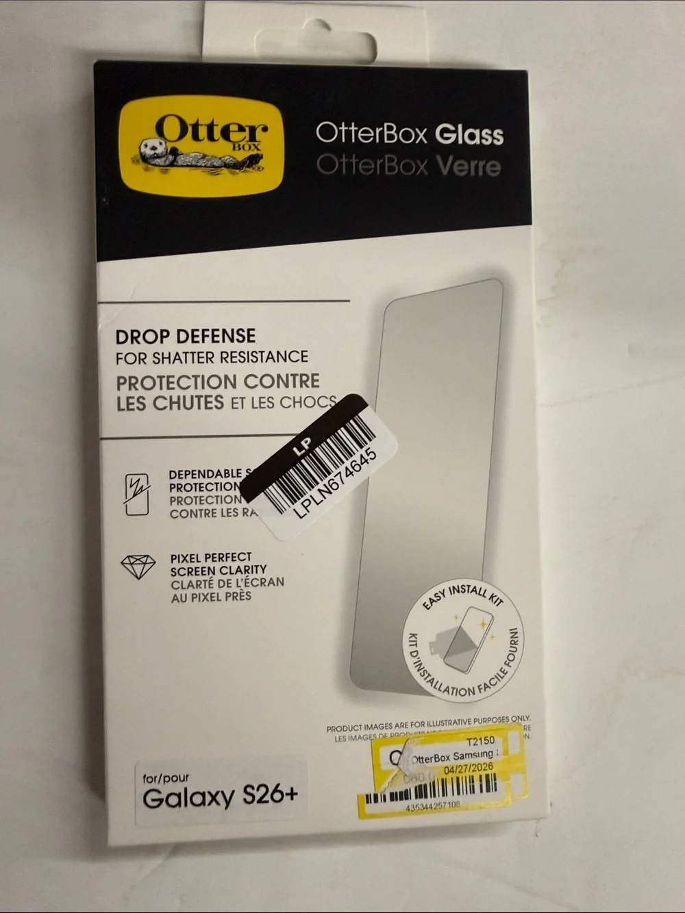 NEW OtterBox Glass Screen Protector - Galaxy S26+